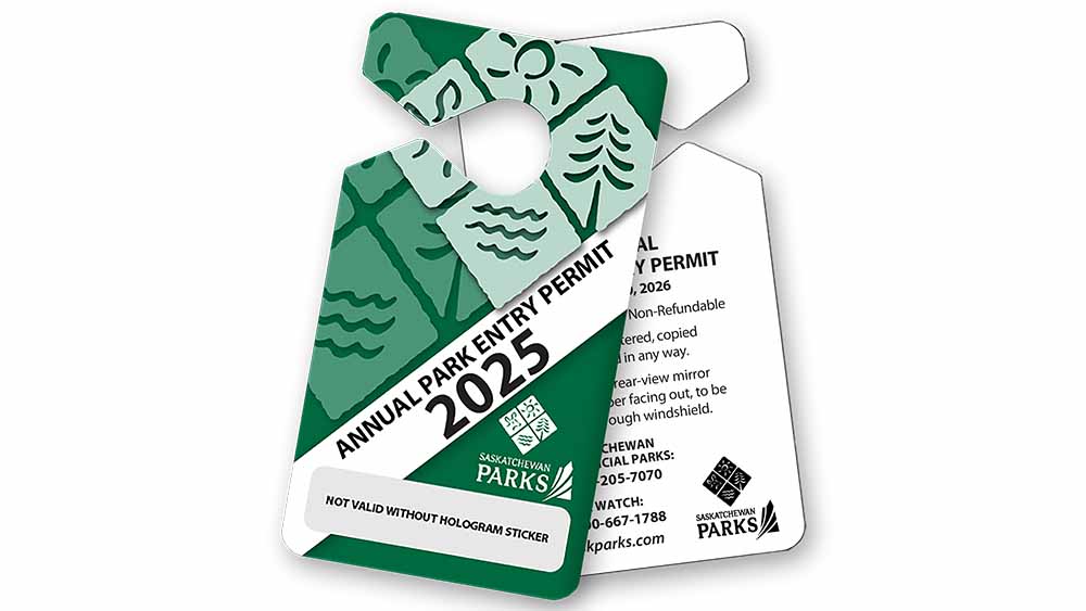 2025 Sask Parks Park Entry Permit